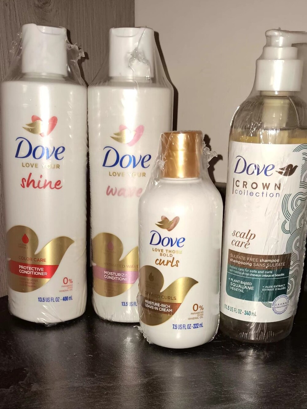 Dove Hair Care Bundle - White & Gold Packaging